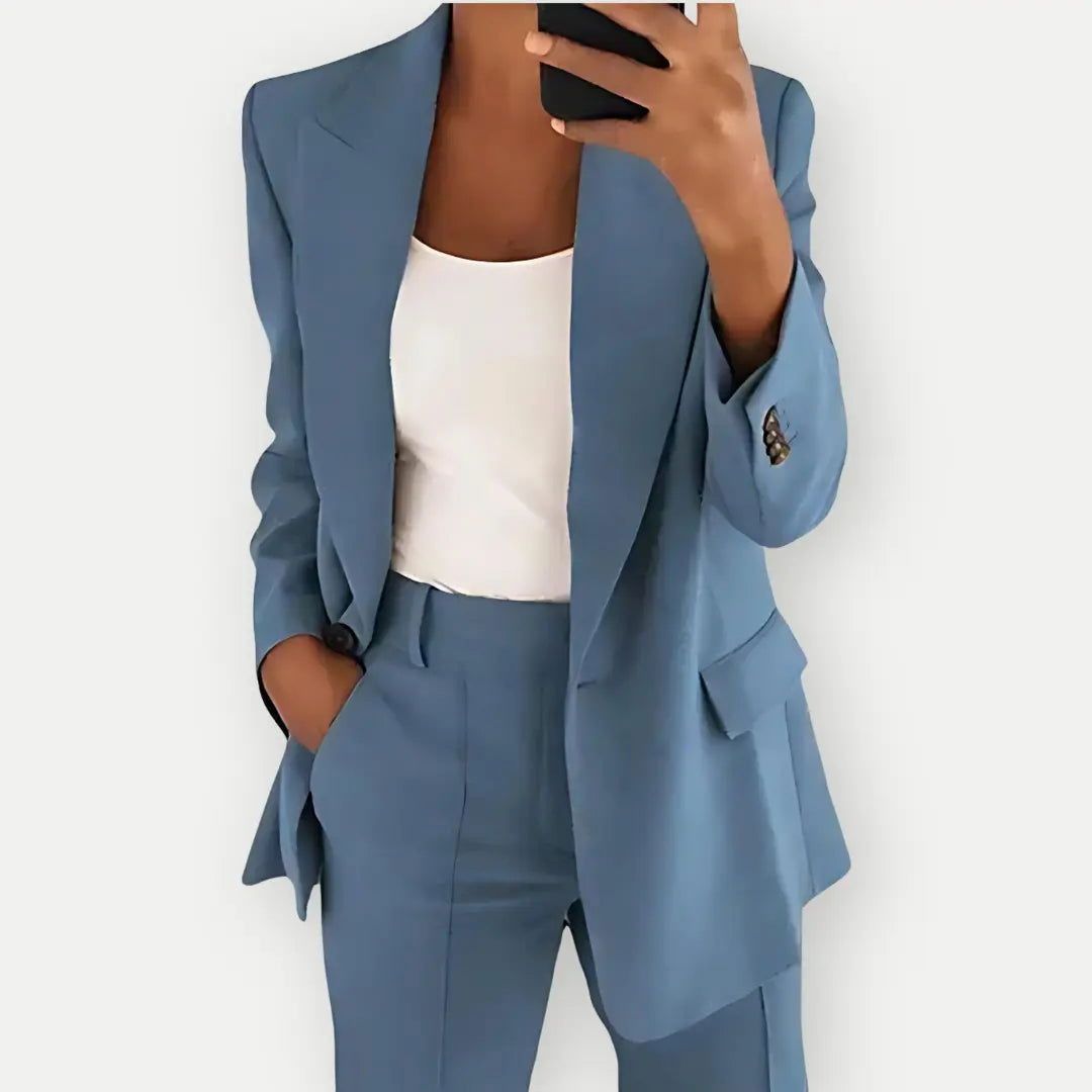 Suit Blazer Pants Set Women