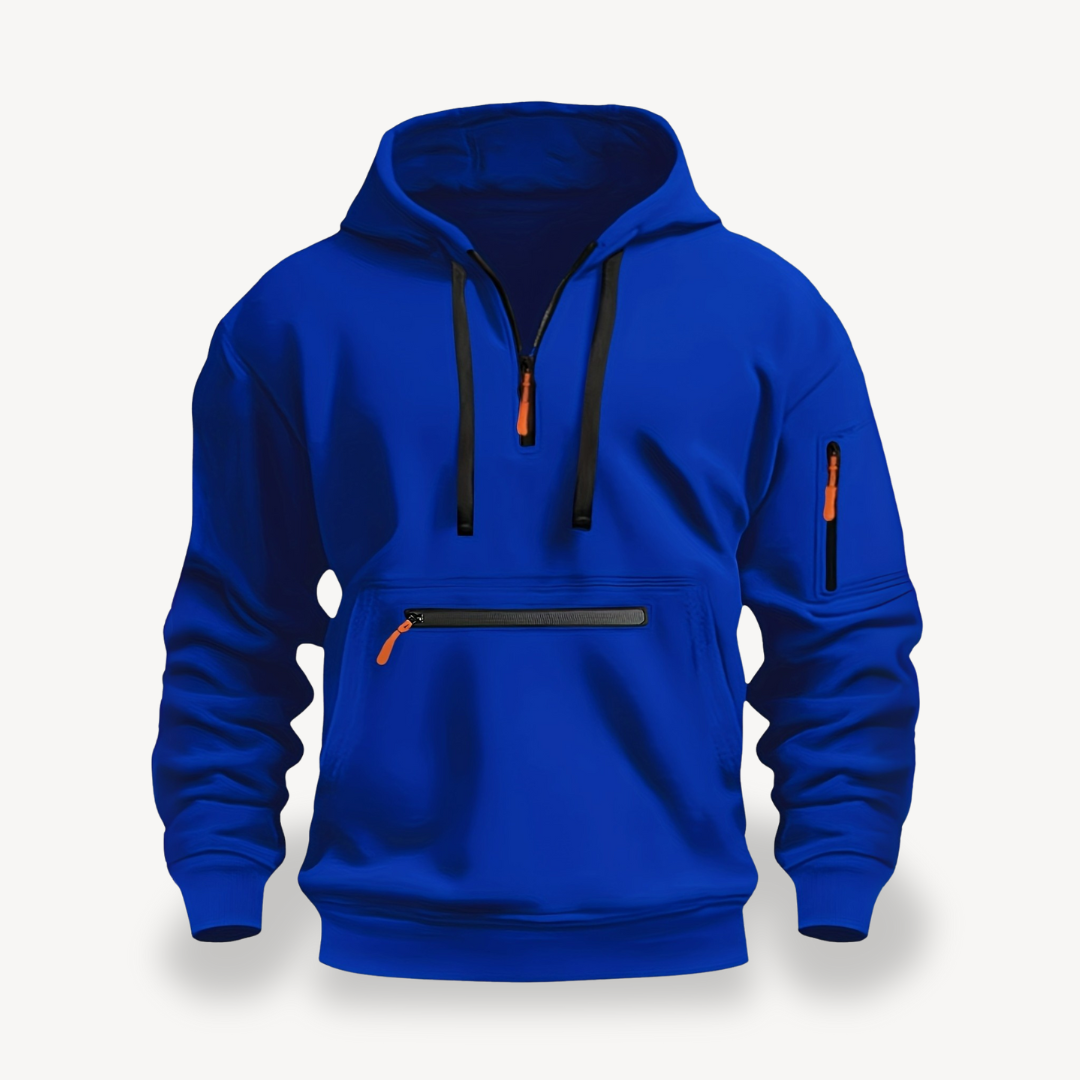 Men’s Cotton Blend Zip Hoodie