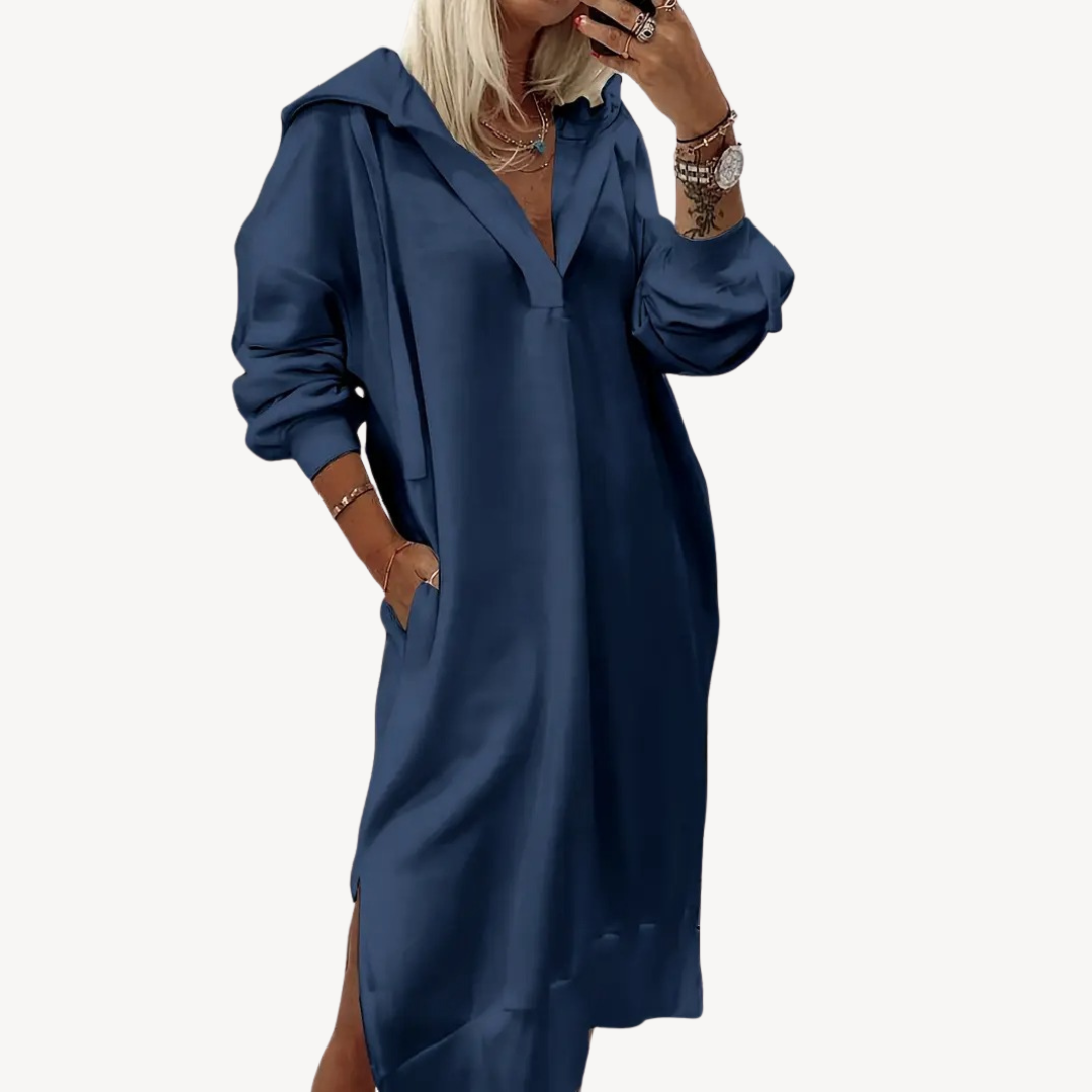 Women's Hooded Sweatshirt Dress
