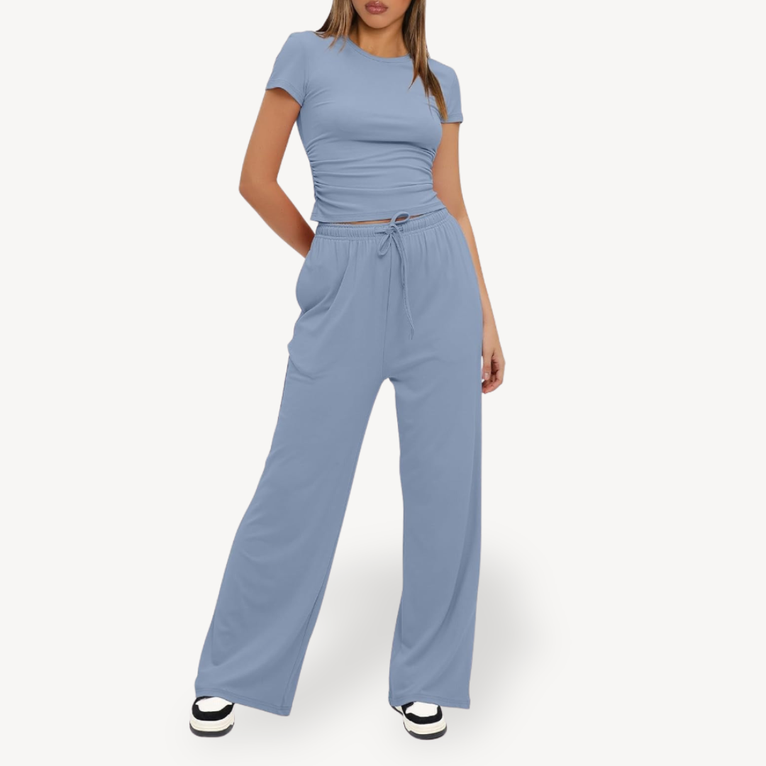 Drawstring Lounge Set for Women