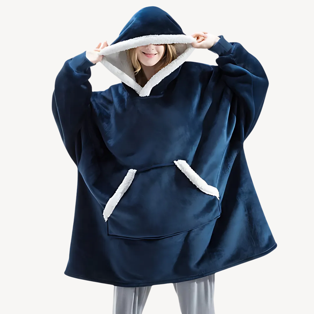 Oversized Tie-Dye Hoodie Blanket