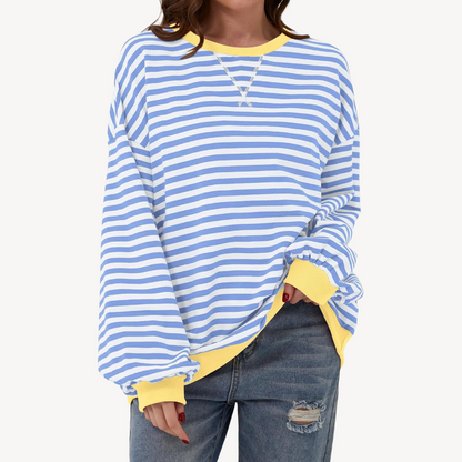 Women's Striped Long Sleeve Top