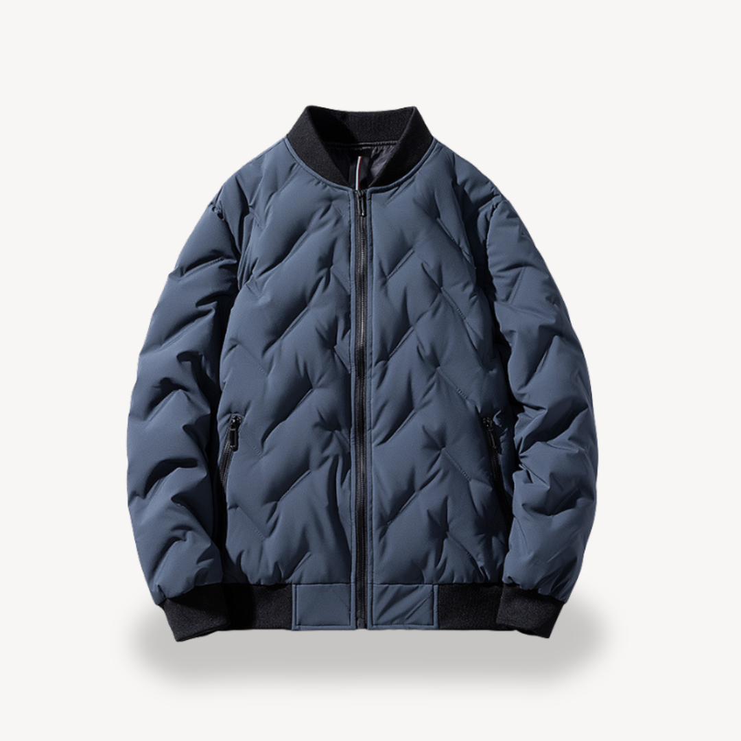 Men's Hybrid Puffer Bomber Jacket