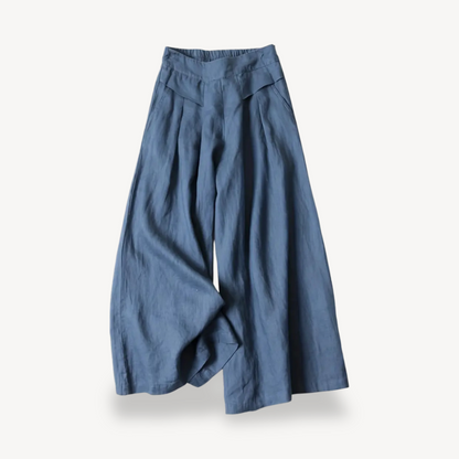 Women's Wide-Legged Linen Culottes