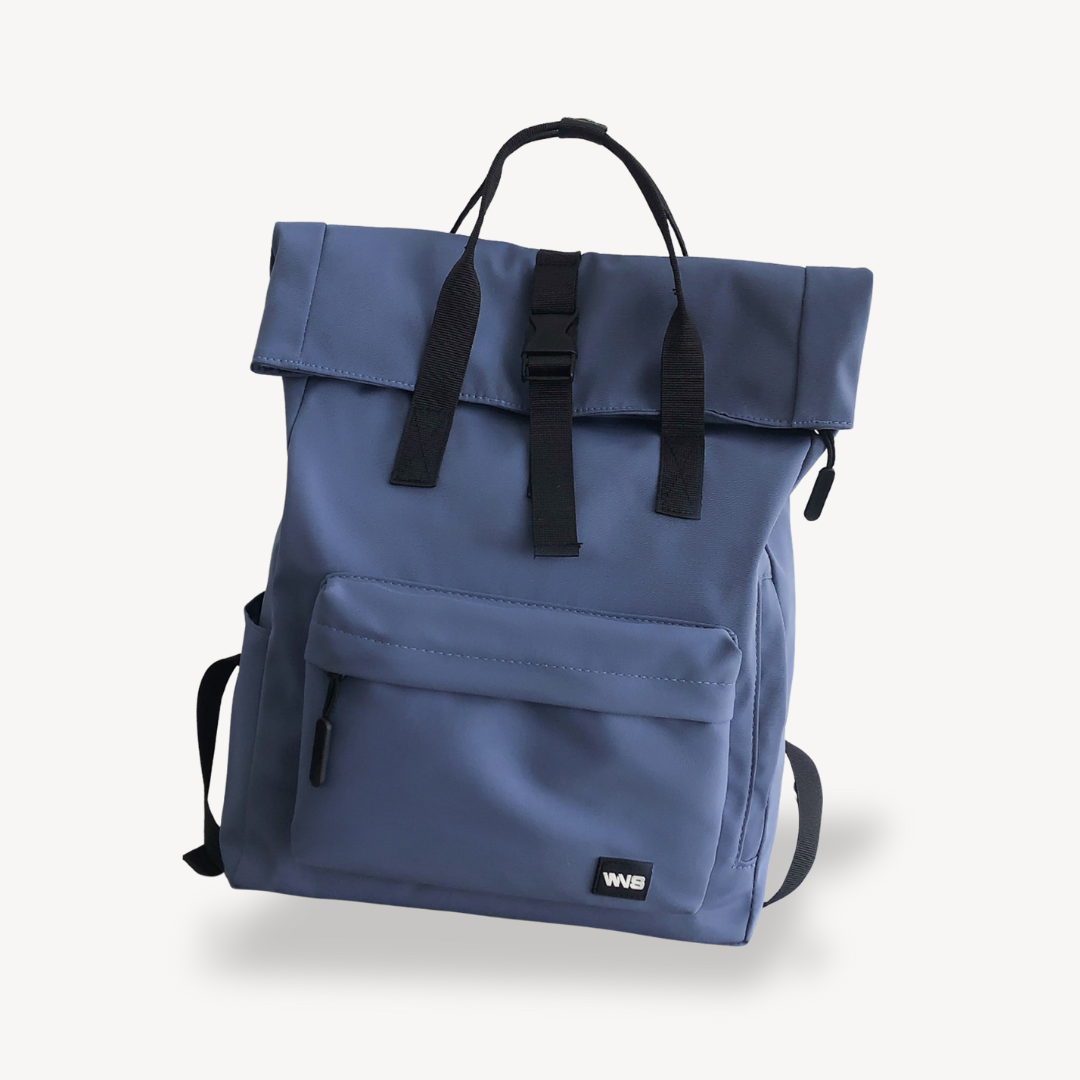 Women's Polyester Roll Top Backpack