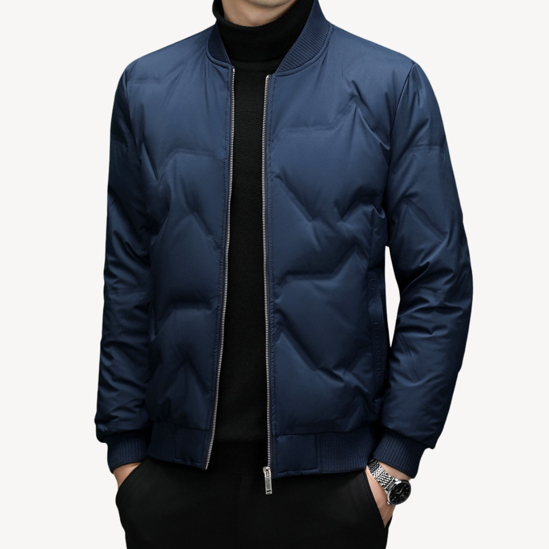 Men's Lightweight Puffer Bomber Jacket