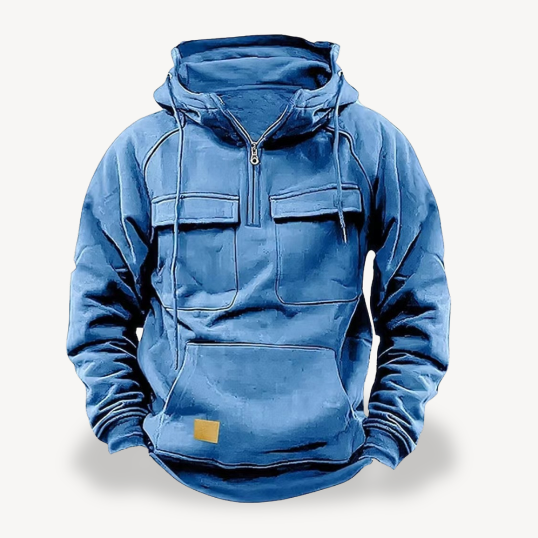 Men's Fleece Cargo Hoodie