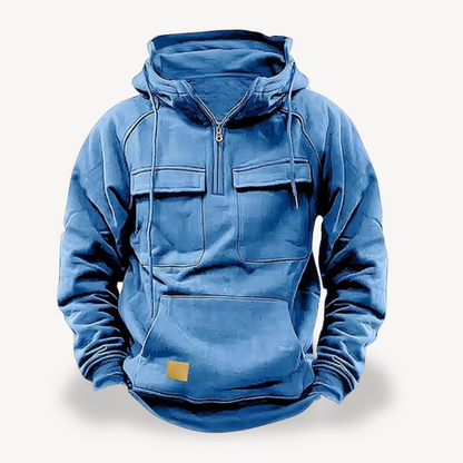 Men's Fleece Cargo Hoodie