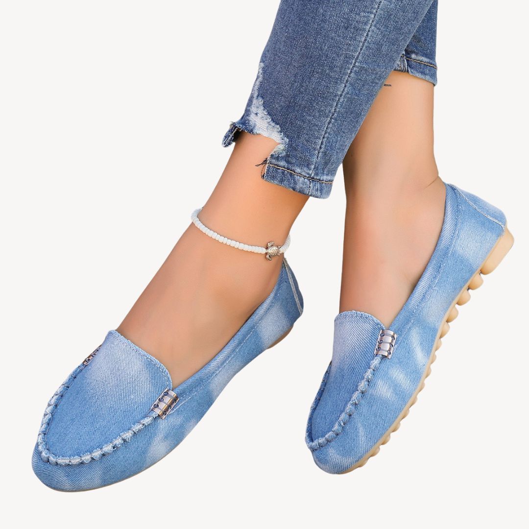 Women's Leather Orthopedic Slip-On Flats