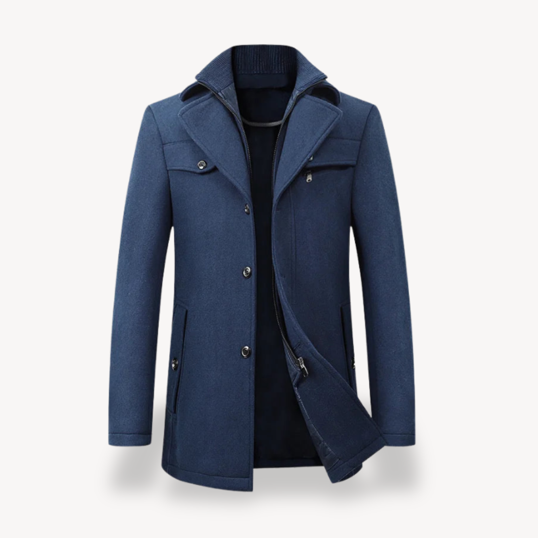 Men's Wool Blend Peacoat