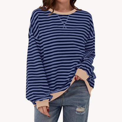 Women's Striped Long Sleeve Top