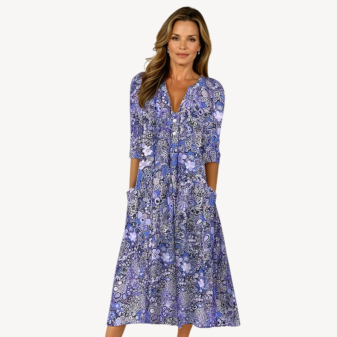 Women's Floral Midi Dress