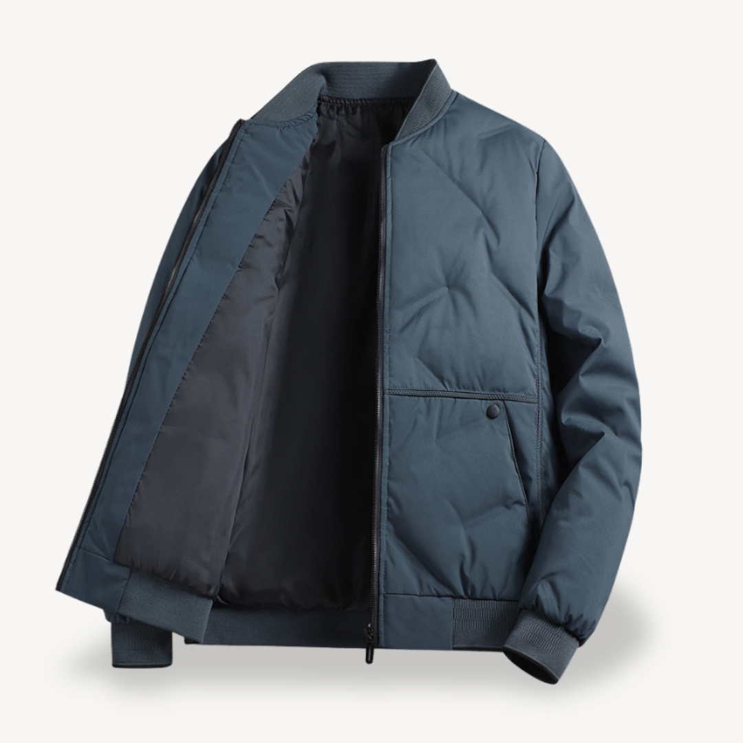 Men's Hybrid Puffer Bomber Jacket
