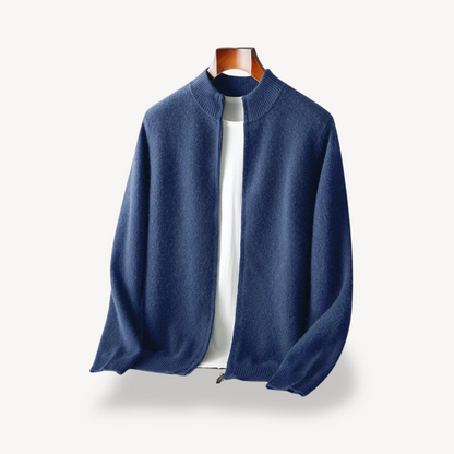 Men's Zipper Knit Cardigan