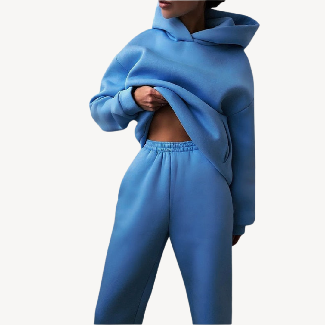 Oversized Hoodie and Jogger Set for Women