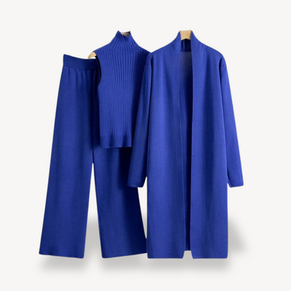 Women’s Ribbed Knit 3-Piece Set