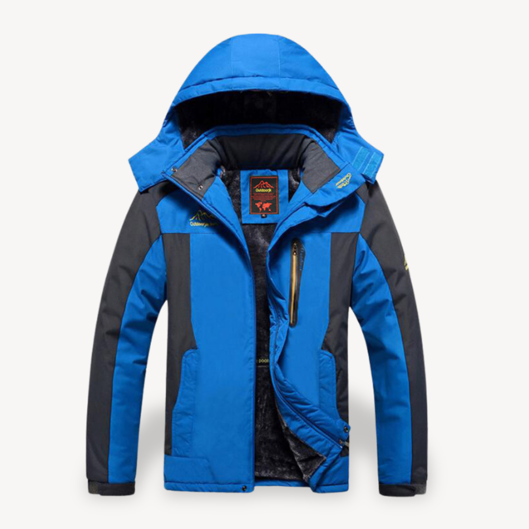 Men's Waterproof Fleece Ski Jacket
