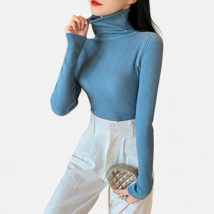 Cassy | Women’s Turtleneck Sweater | Knitted