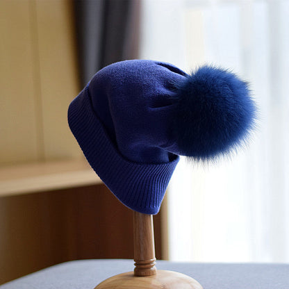 Isla Ribbed Pom-Pom Beanie | Close Fit Beanie