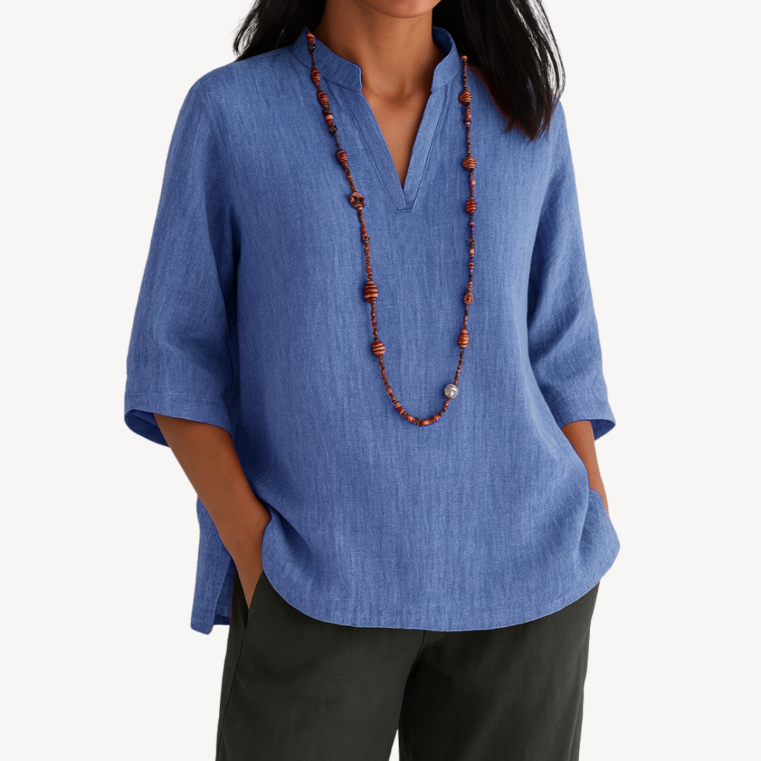 Stylish Women's Tunic Shirt - BritishElegance