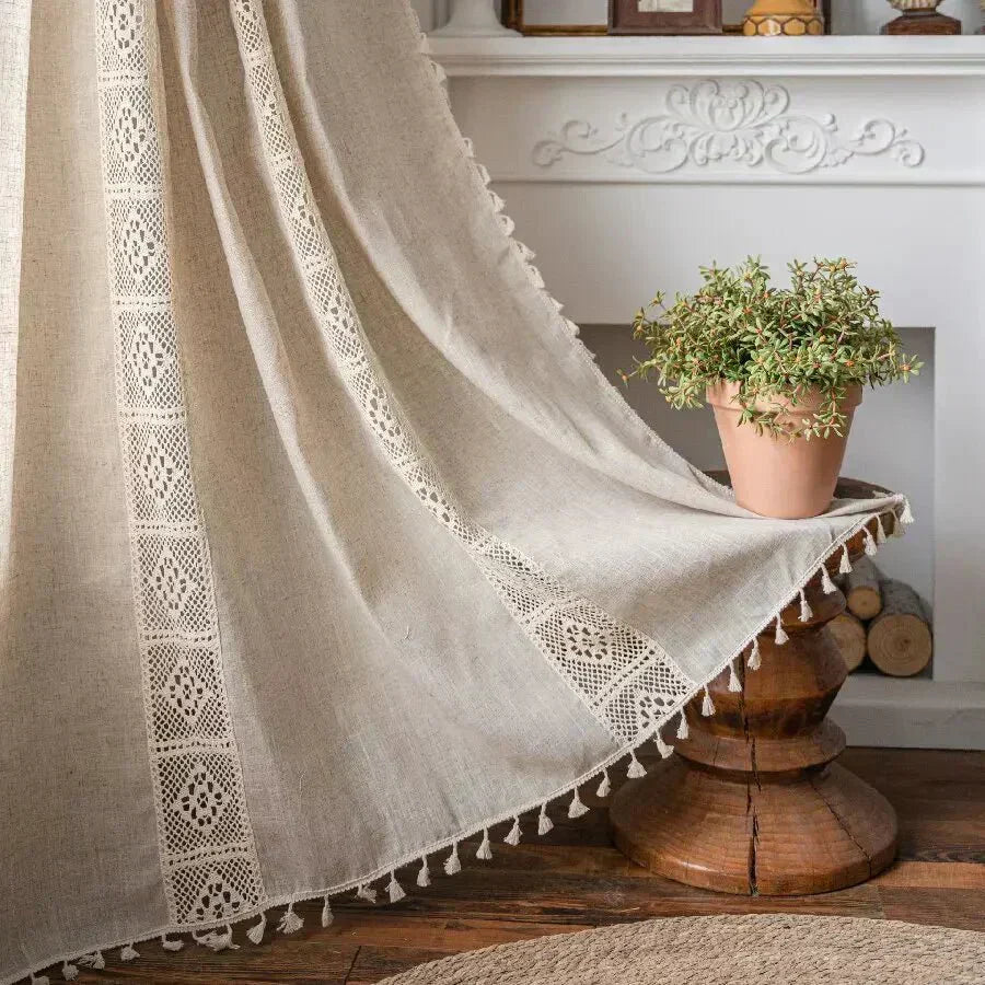 Lightweight Semi Sheer Curtain For Gentle Daylight - BritishElegance