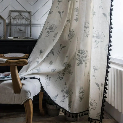 Lightweight Semi Sheer Curtain For Gentle Daylight