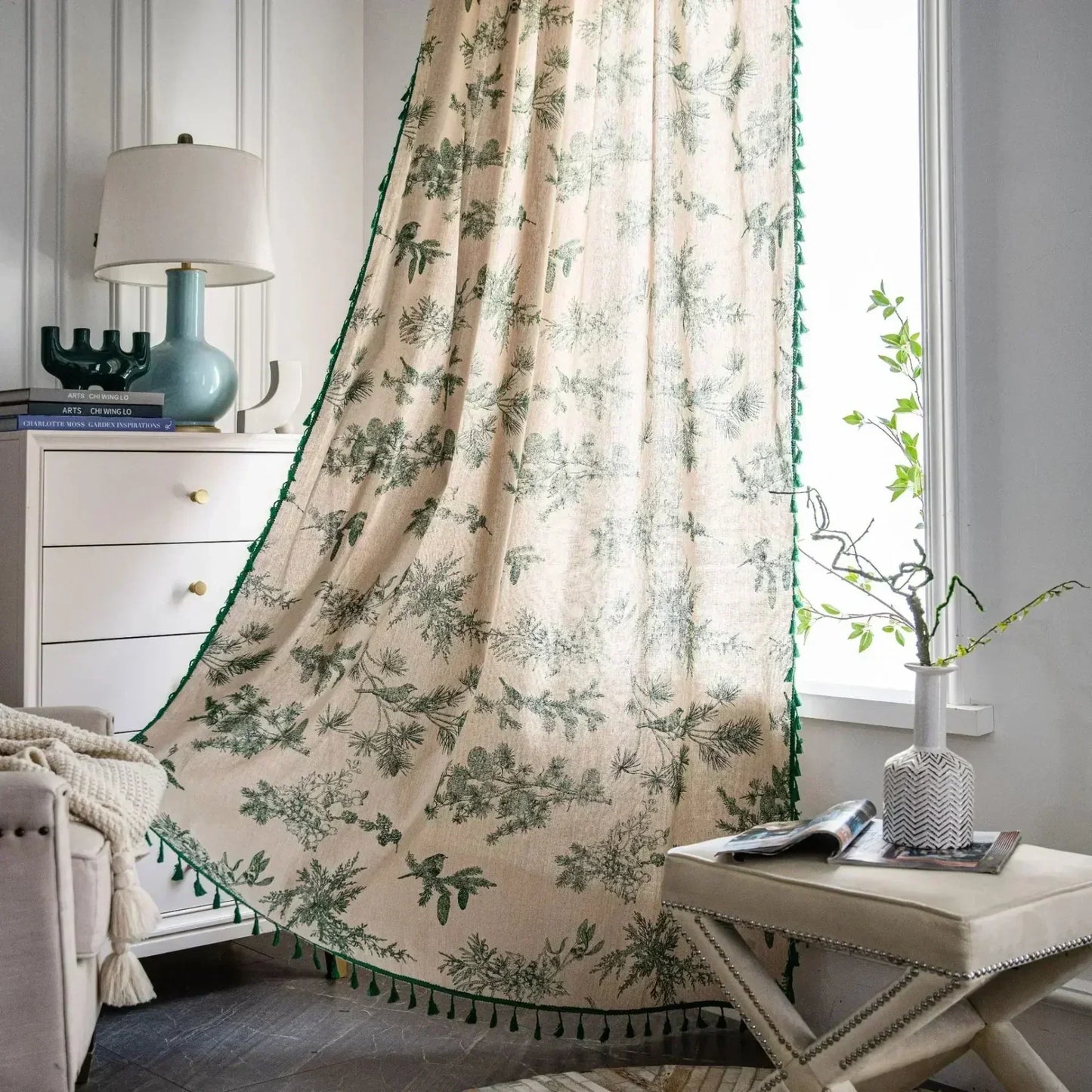 Lightweight Semi Sheer Curtain For Gentle Daylight