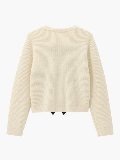 Bow Detail Women's Sweater - Isla