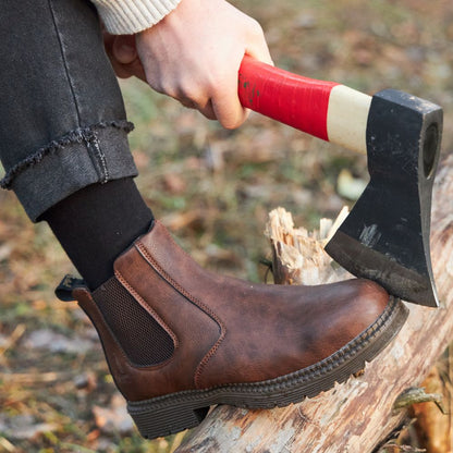 Cevori Chelsea Slip-On Ankle Boots