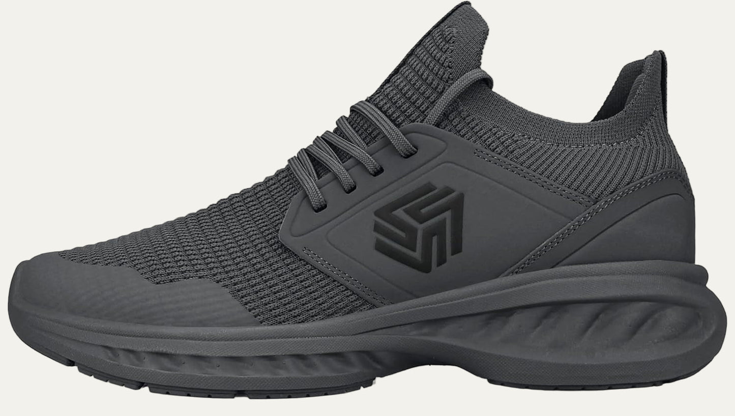 Men’s Lightweight Knit Running Shoe with Cushioned Sole