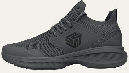 Men’s Lightweight Knit Running Shoe with Cushioned Sole