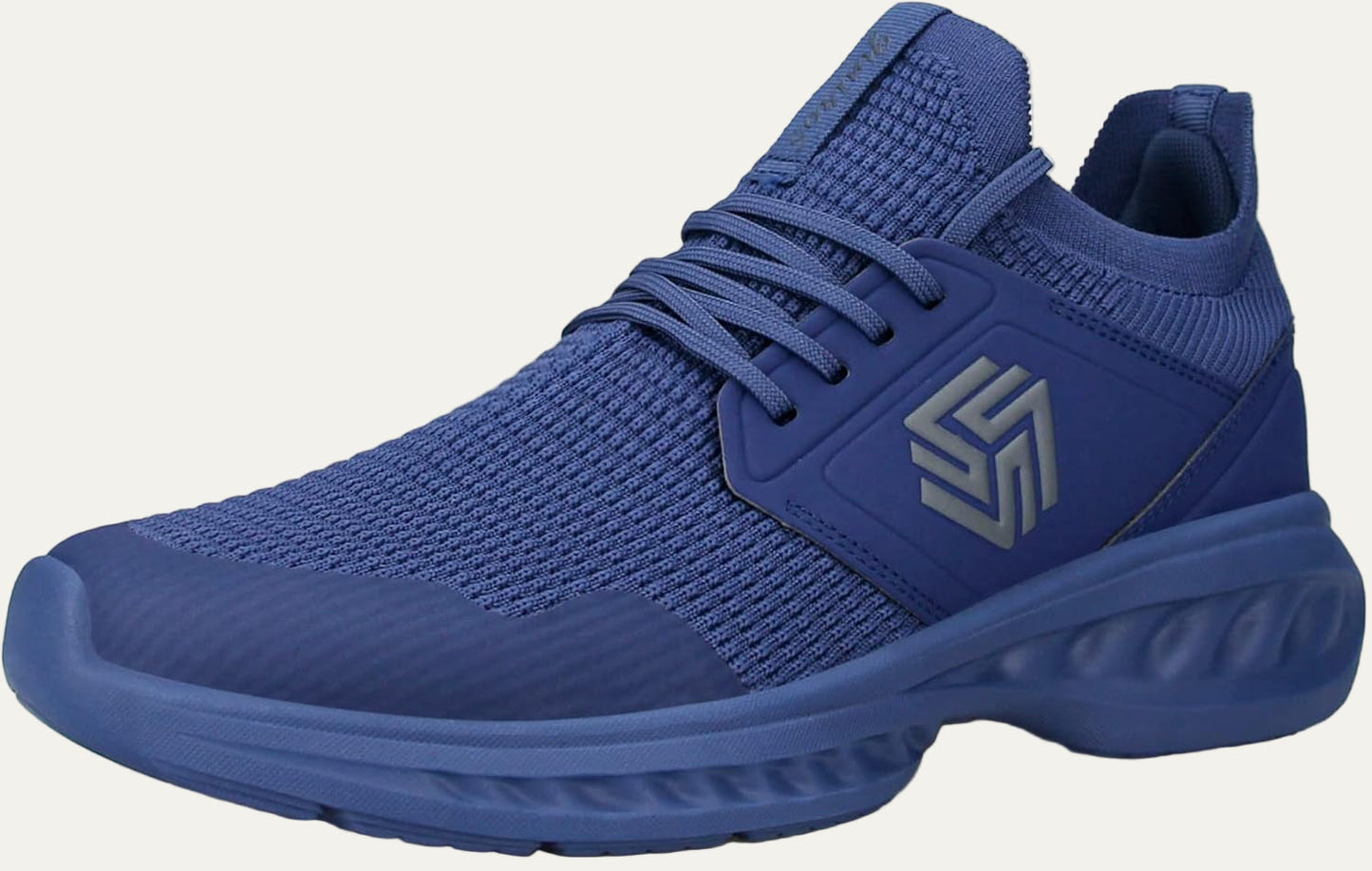 Men’s Lightweight Knit Running Shoe with Cushioned Sole