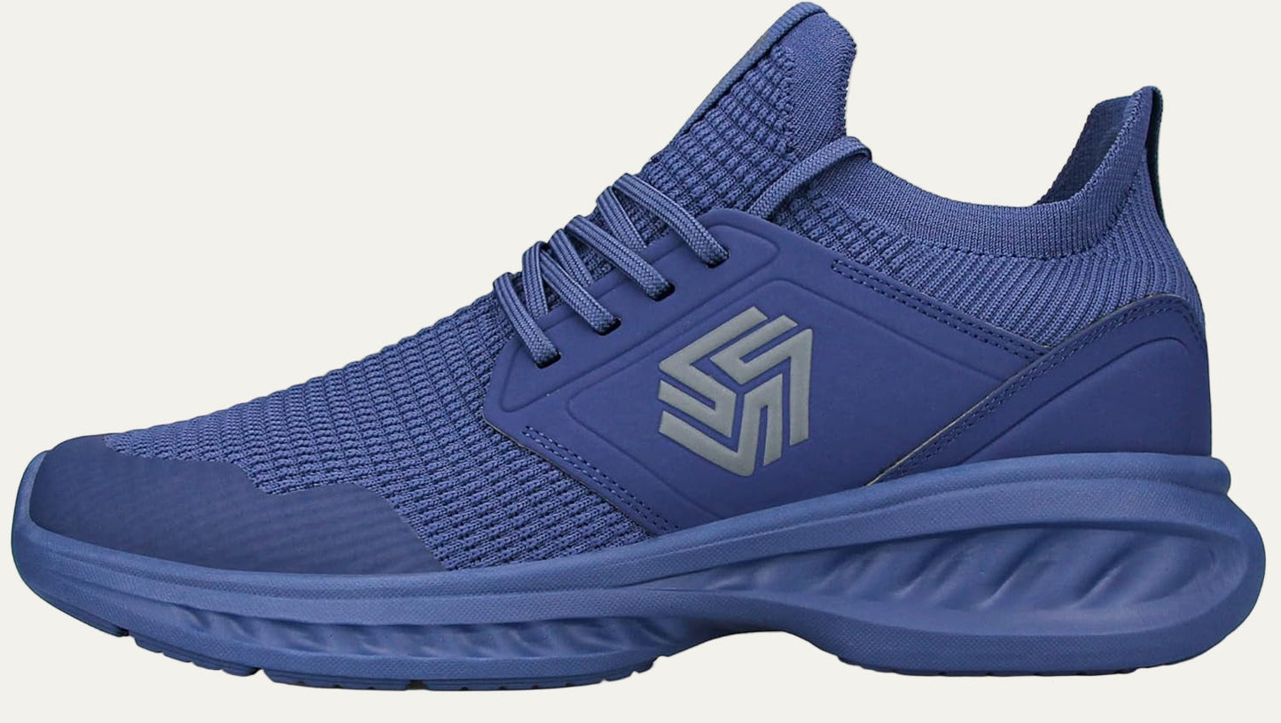 Men’s Lightweight Knit Running Shoe with Cushioned Sole