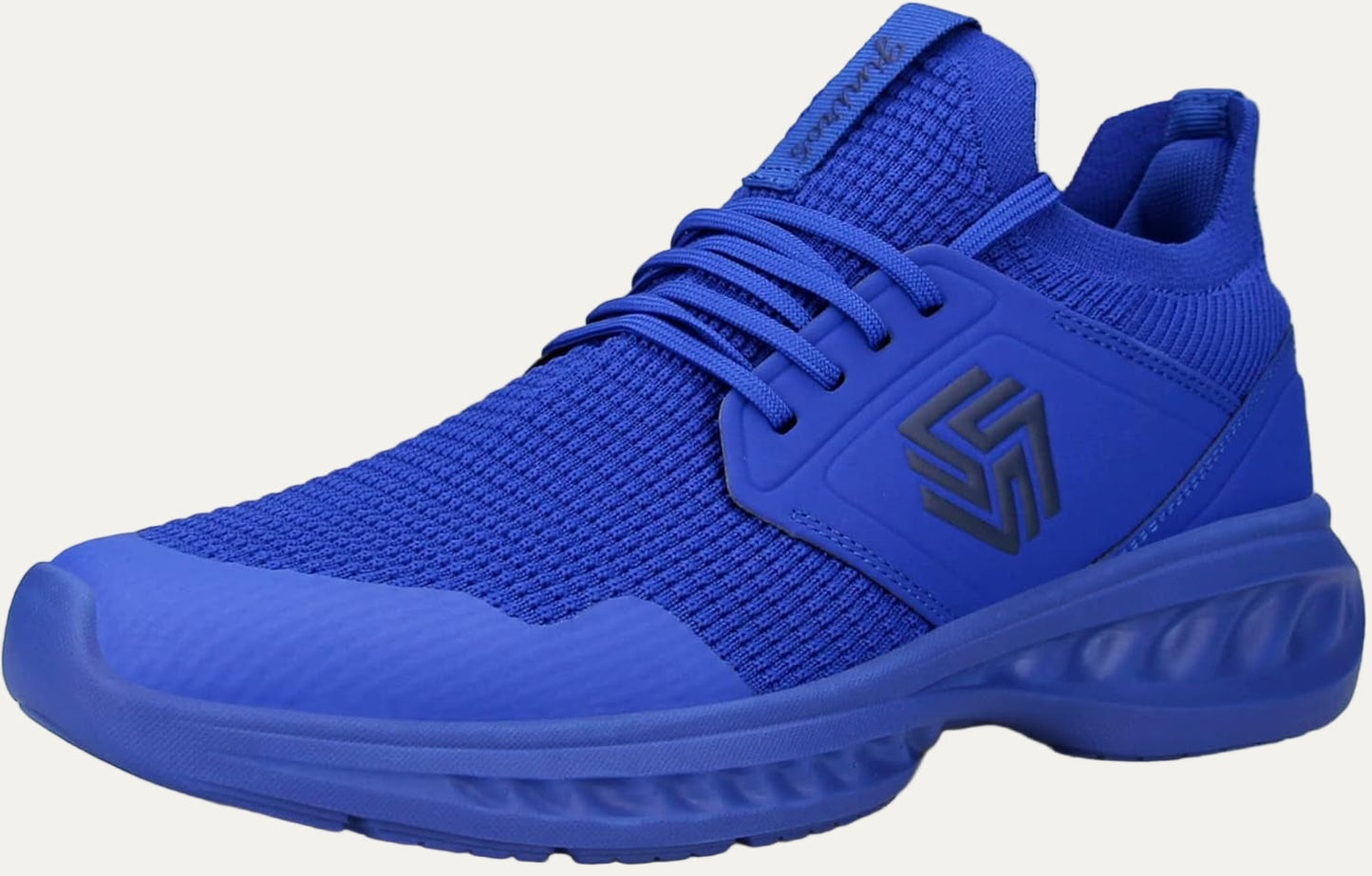 Men’s Lightweight Knit Running Shoe with Cushioned Sole