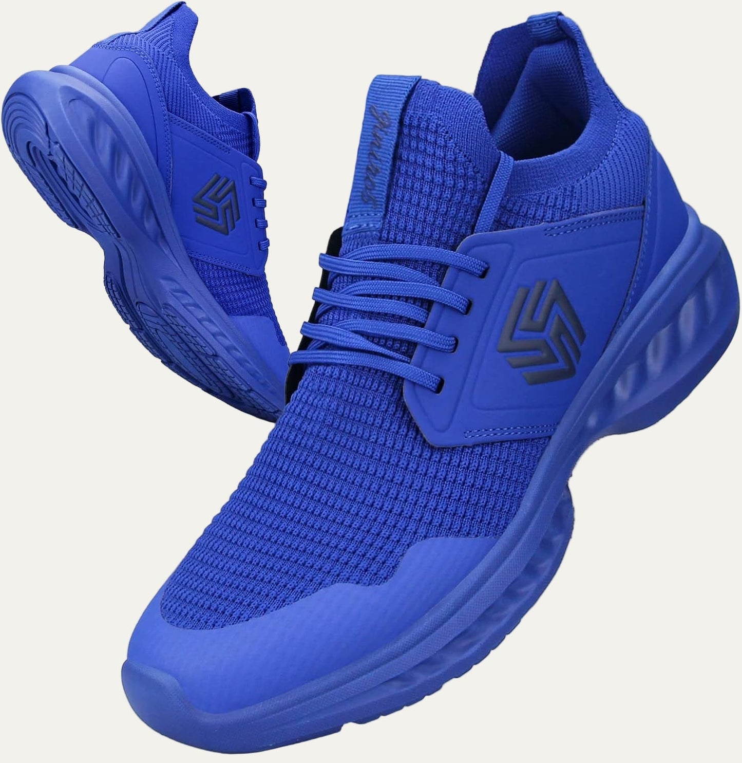 Men’s Lightweight Knit Running Shoe with Cushioned Sole