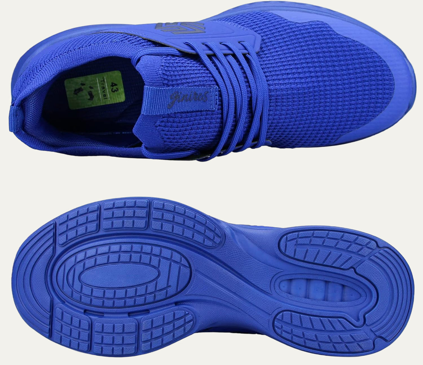 Men’s Lightweight Knit Running Shoe with Cushioned Sole