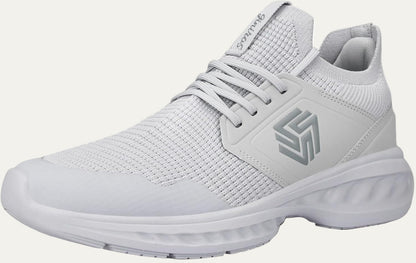 Men’s Lightweight Knit Running Shoe with Cushioned Sole