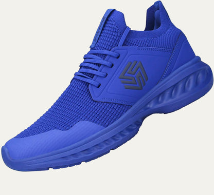 Men’s Lightweight Knit Running Shoe with Cushioned Sole