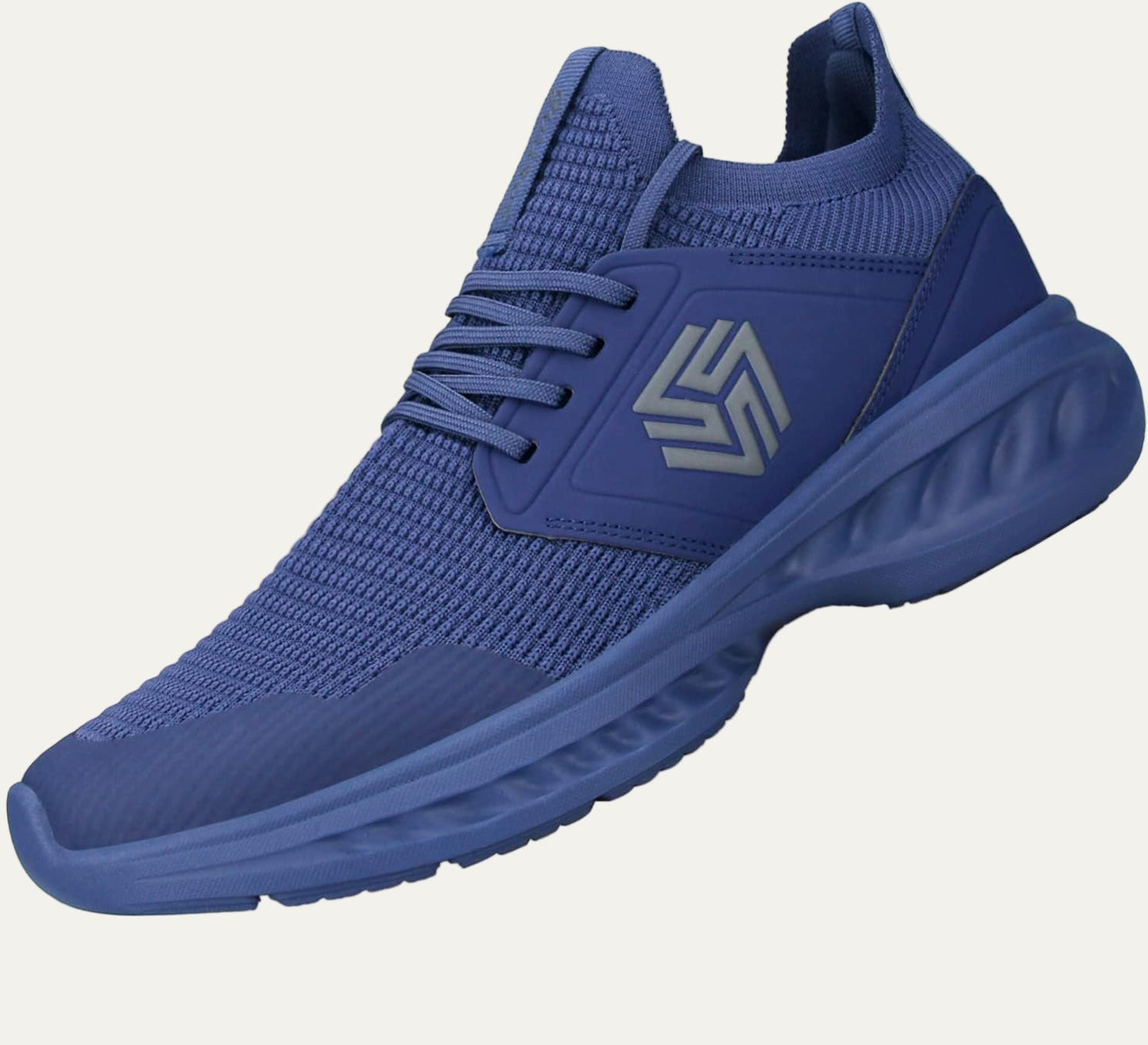Men’s Lightweight Knit Running Shoe with Cushioned Sole