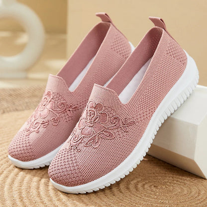 BreezeWalk Sandal | Breathable Ladies' Sandal with Embroidery