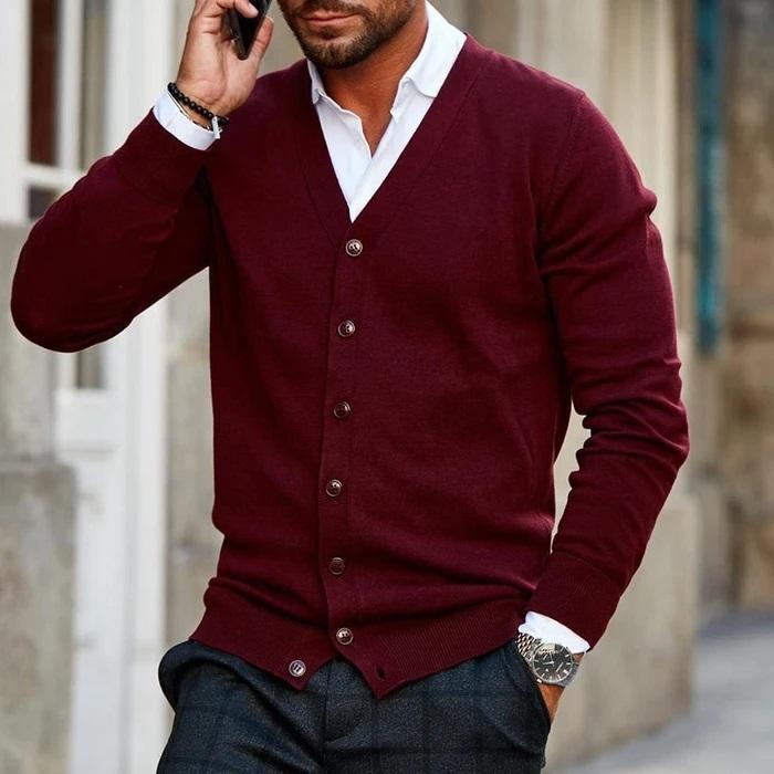 BrentonsWeste | Classic Men's Knit Cardigan