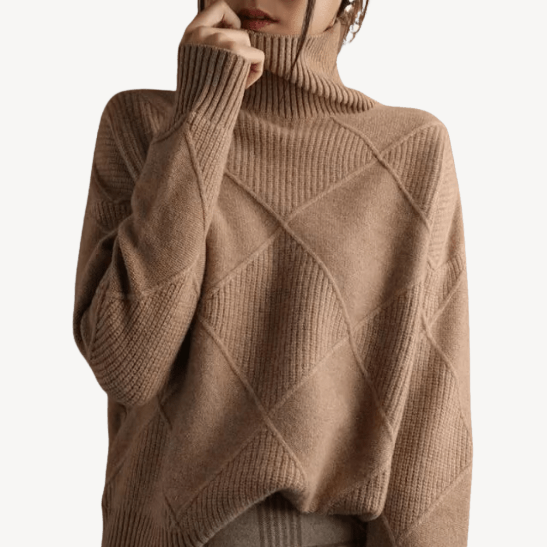 Women's Knit Turtleneck Sweater