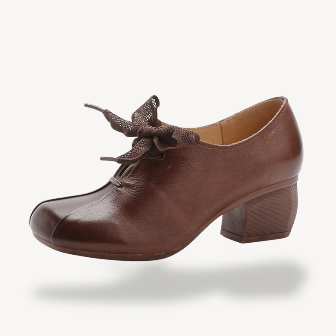 Orthopedic Bow-Detail Heels for Women