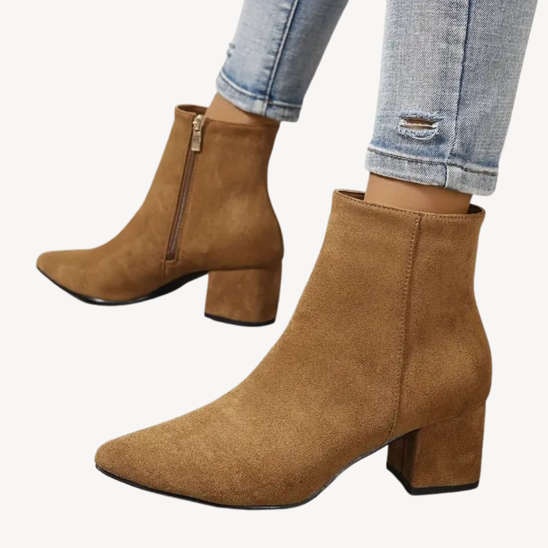 Orthopedic Pointed-Toe Ankle Boots for Women