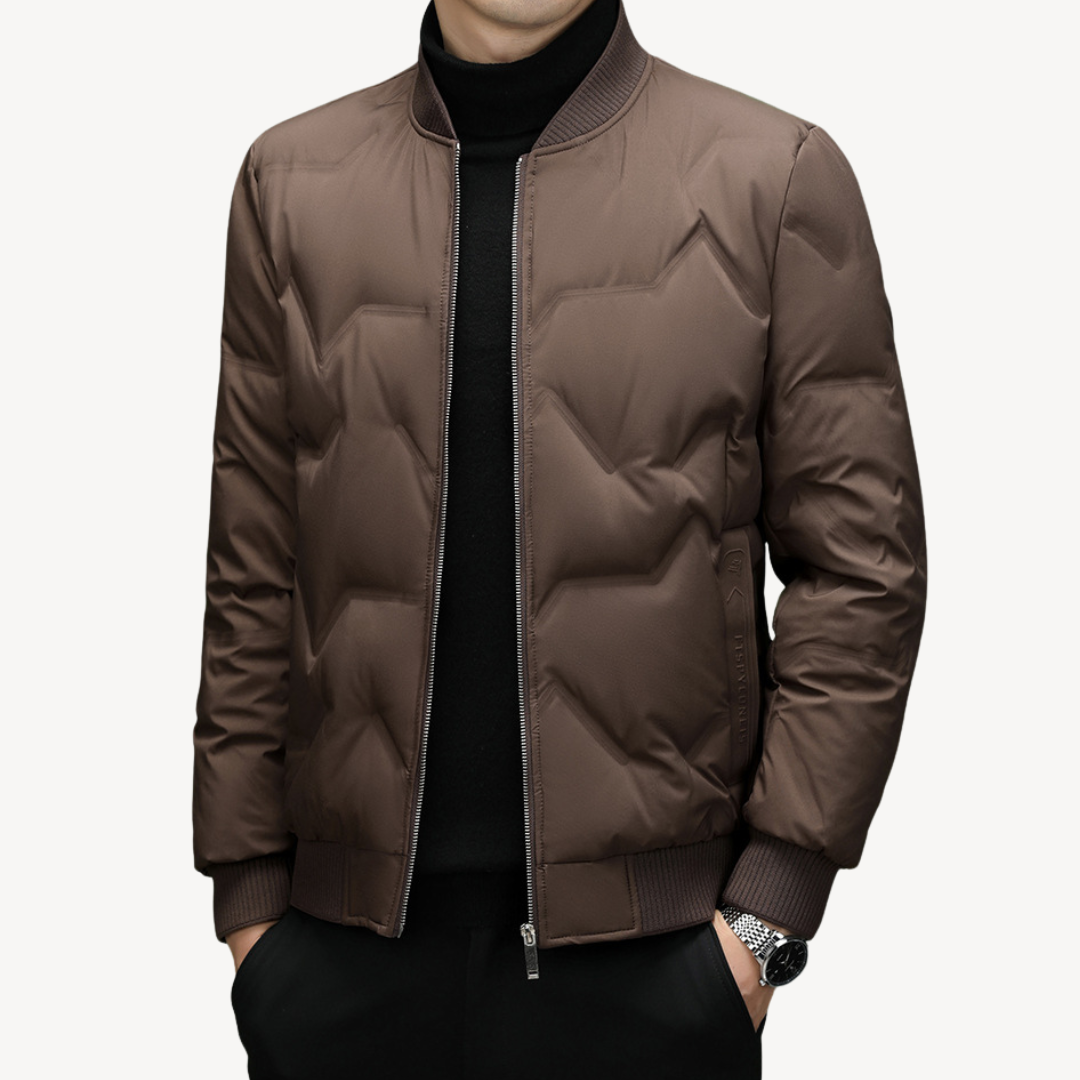 Men's Lightweight Puffer Bomber Jacket