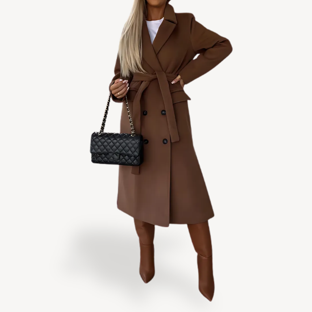 Women's Wool Blend Trench Coat
