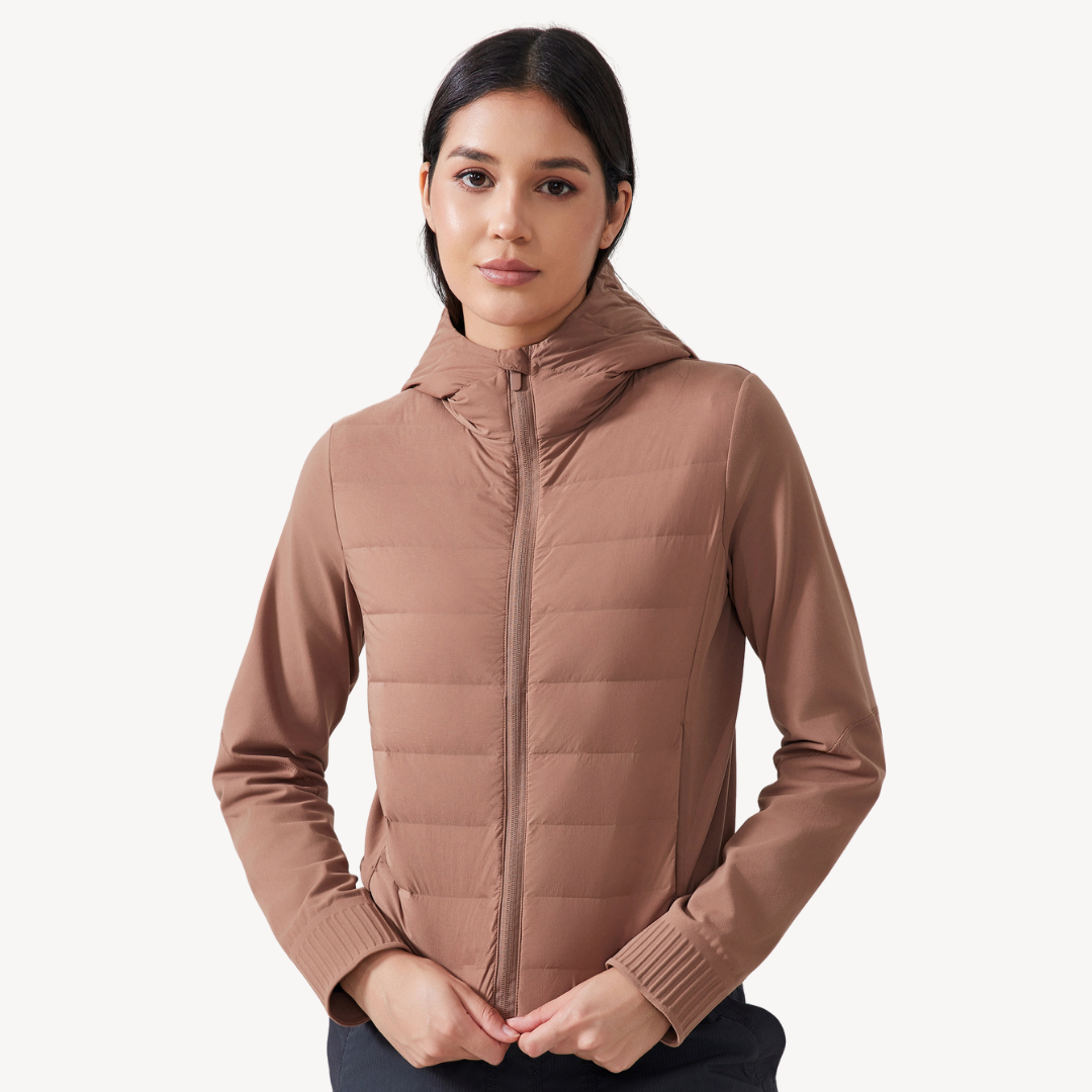 Women’s Hybrid Puffer Hoodie Jacket