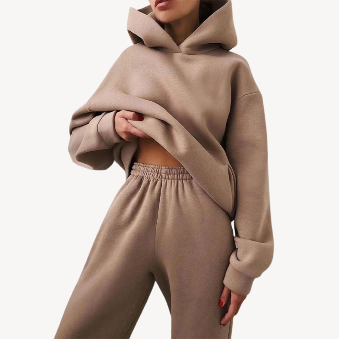 Oversized Hoodie and Jogger Set for Women