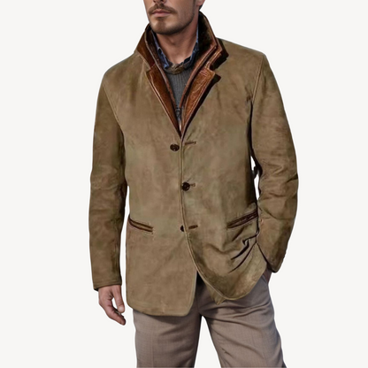 Men's Casual Suede Jacket