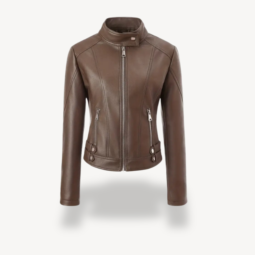 Faux Leather Jacket for Women